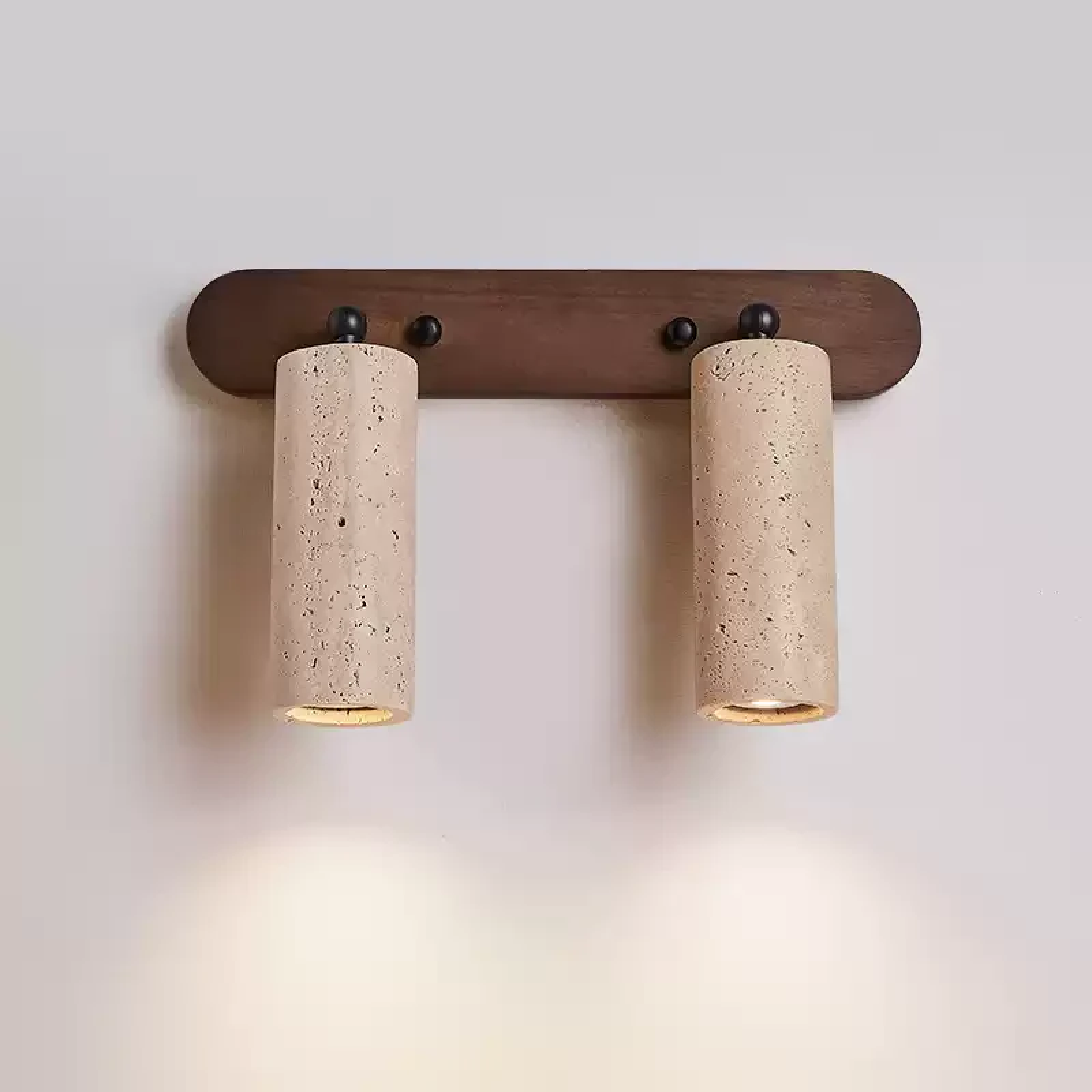 Travertine Rotatable Wall Light