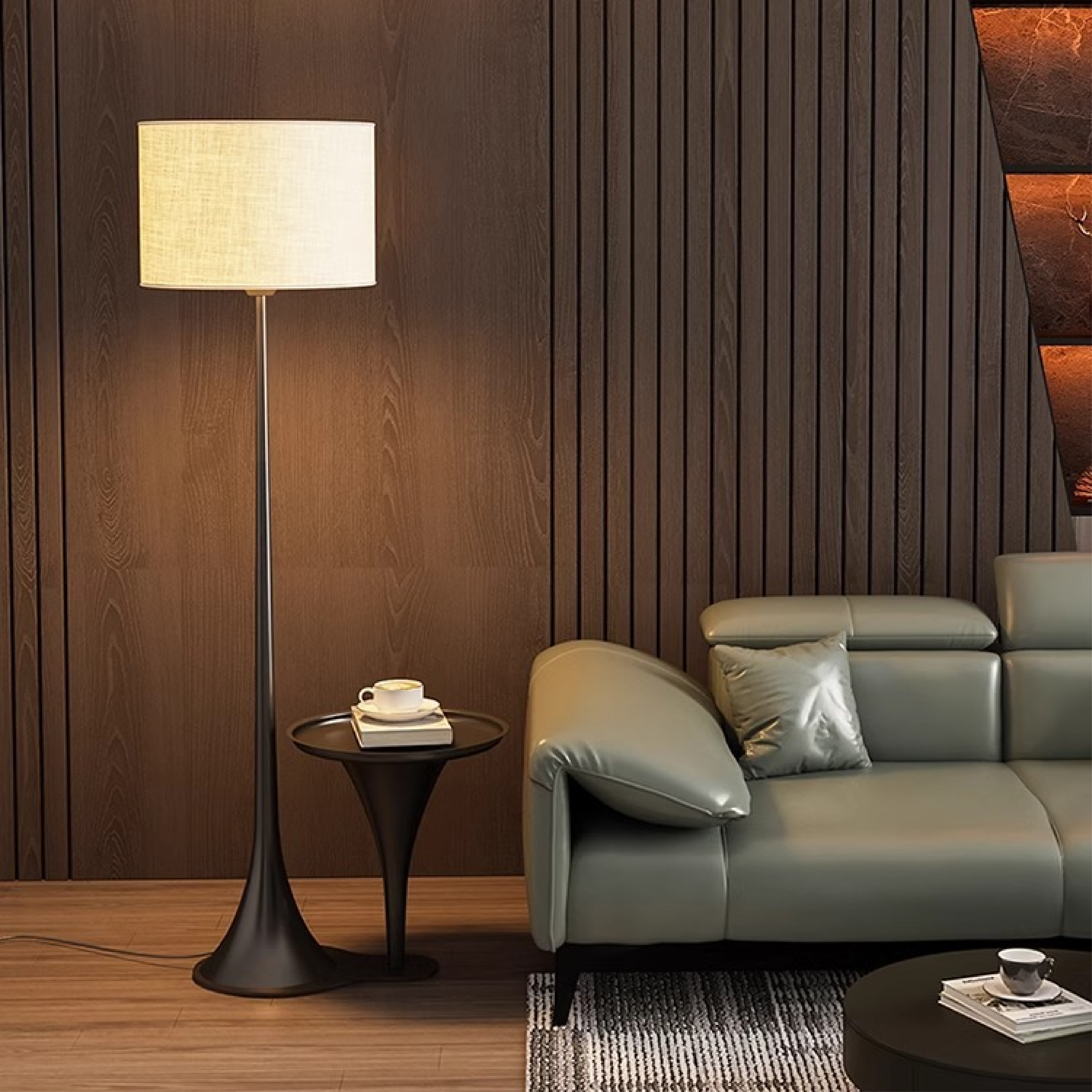 Andero's Silk Floor Lamp