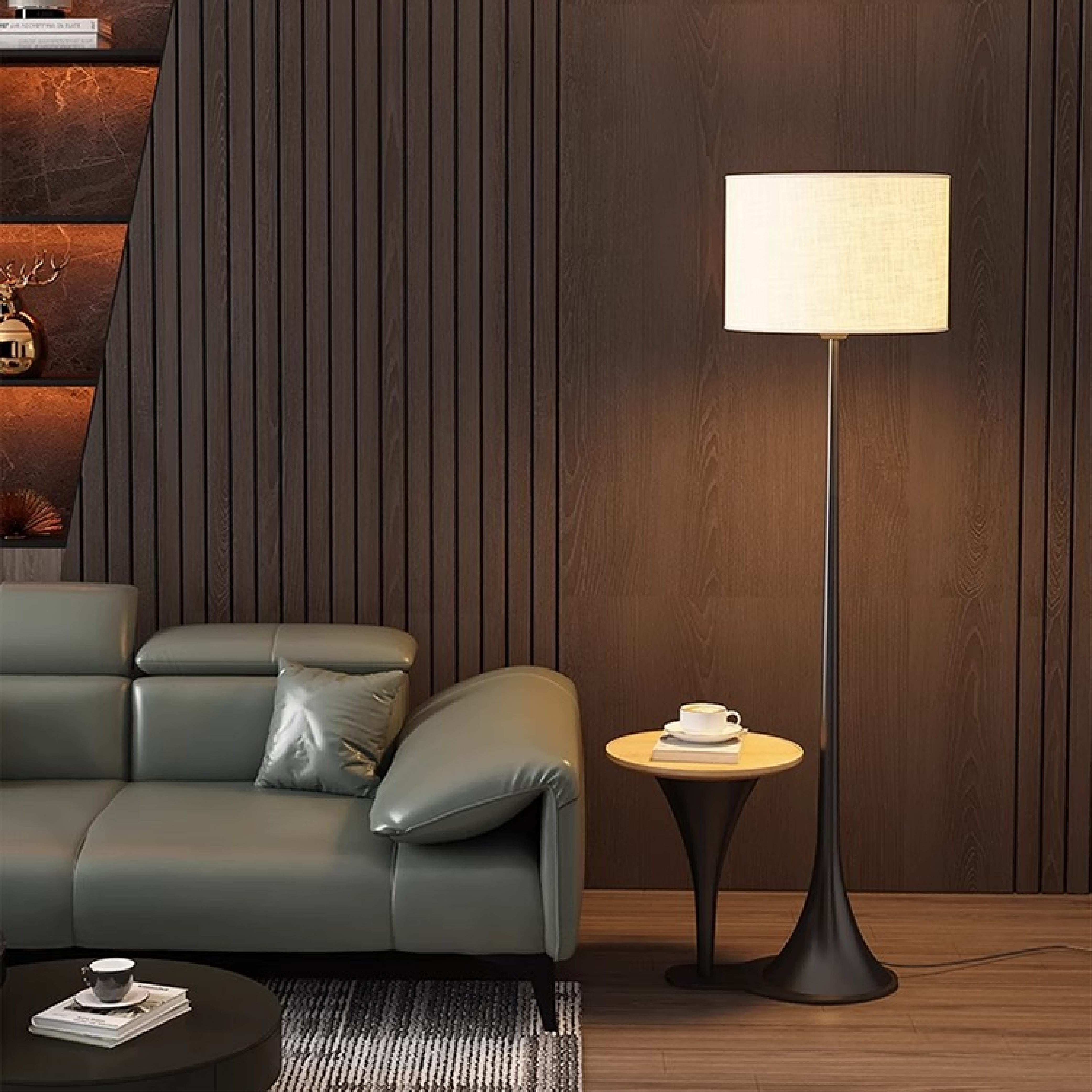 Andero's Silk Floor Lamp