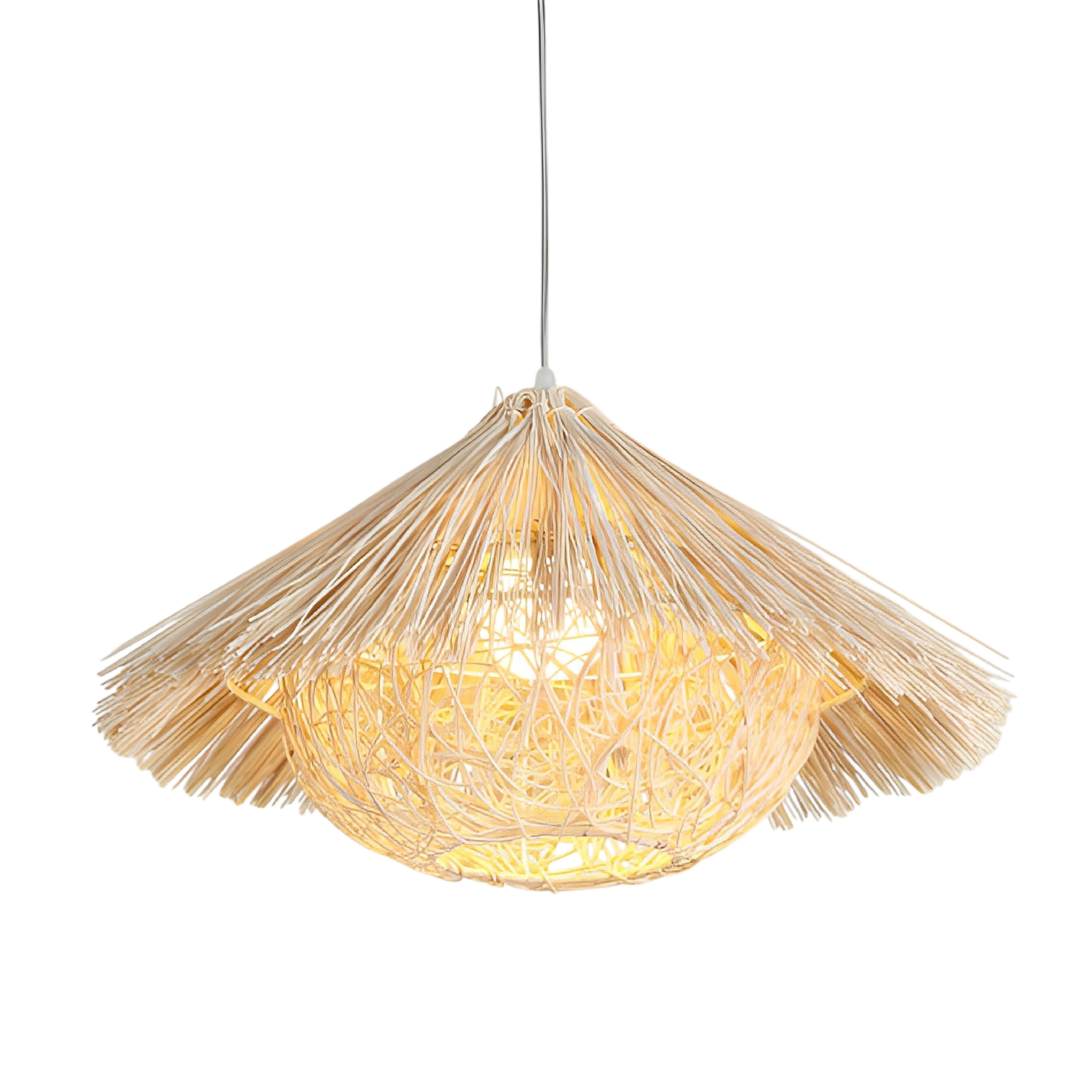 Hansi Rattan Bamboo Pendant Light