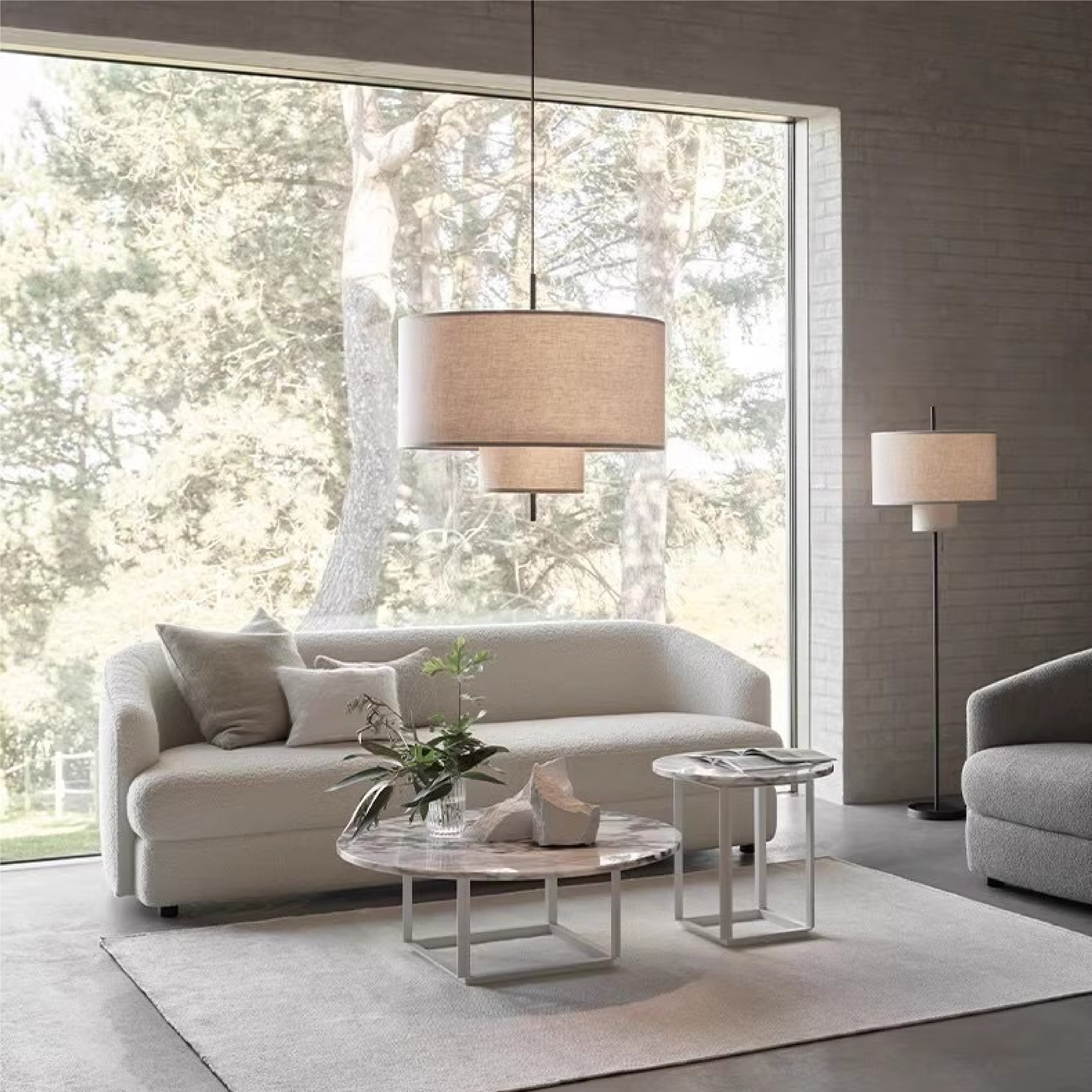 Yurina Silk Pendant Light