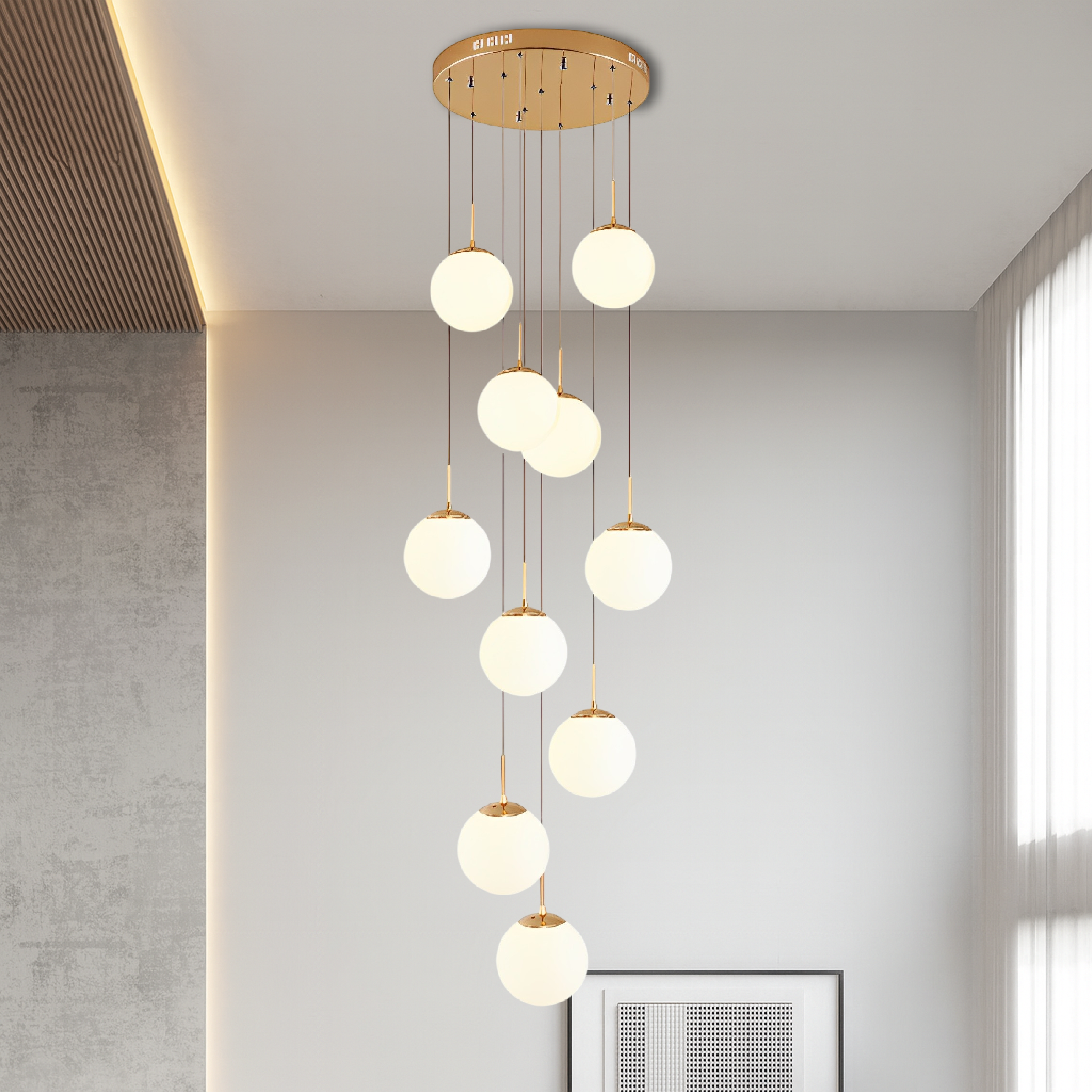 Nova Nordic Staircase Chandelier