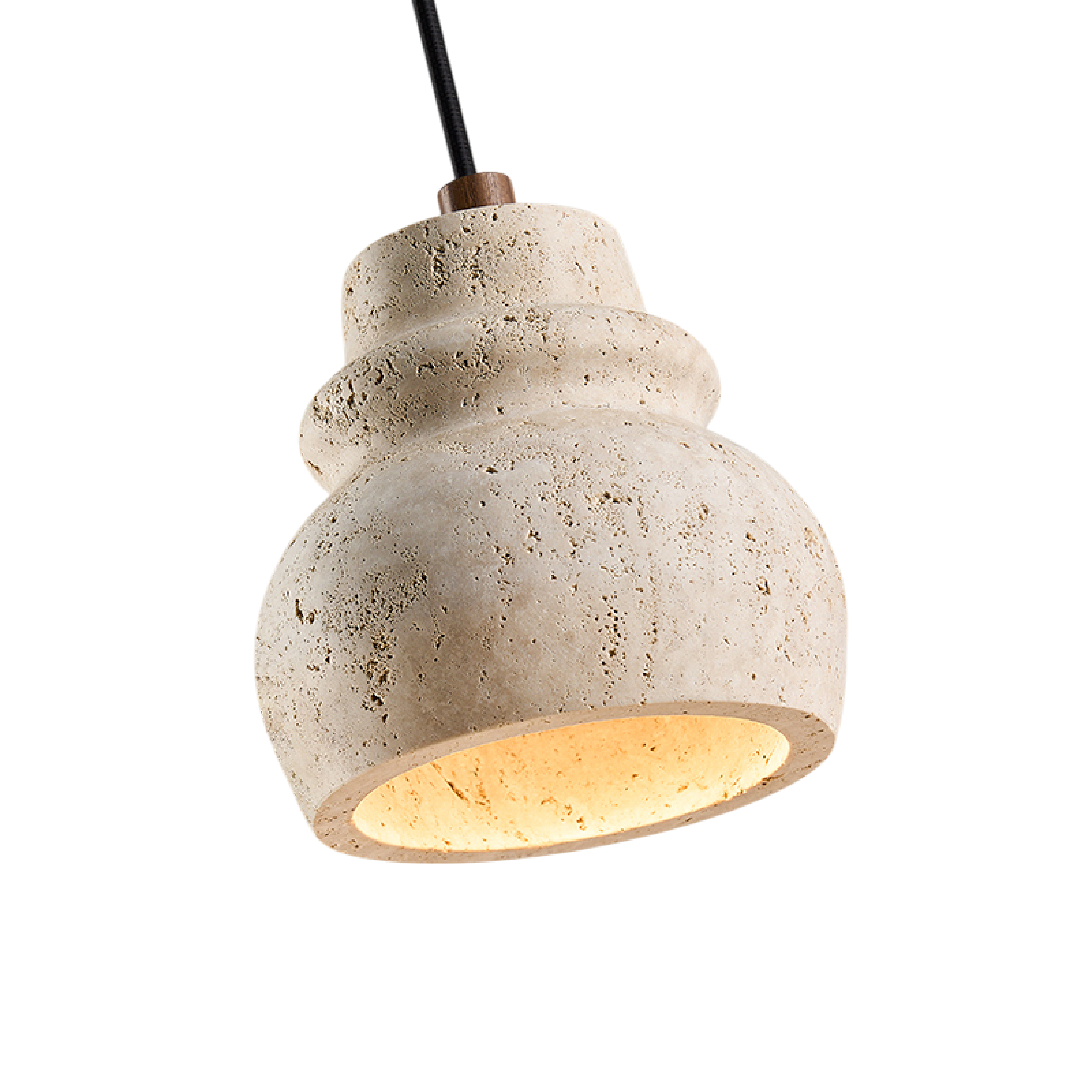 Trisu Travertine Pendant Light