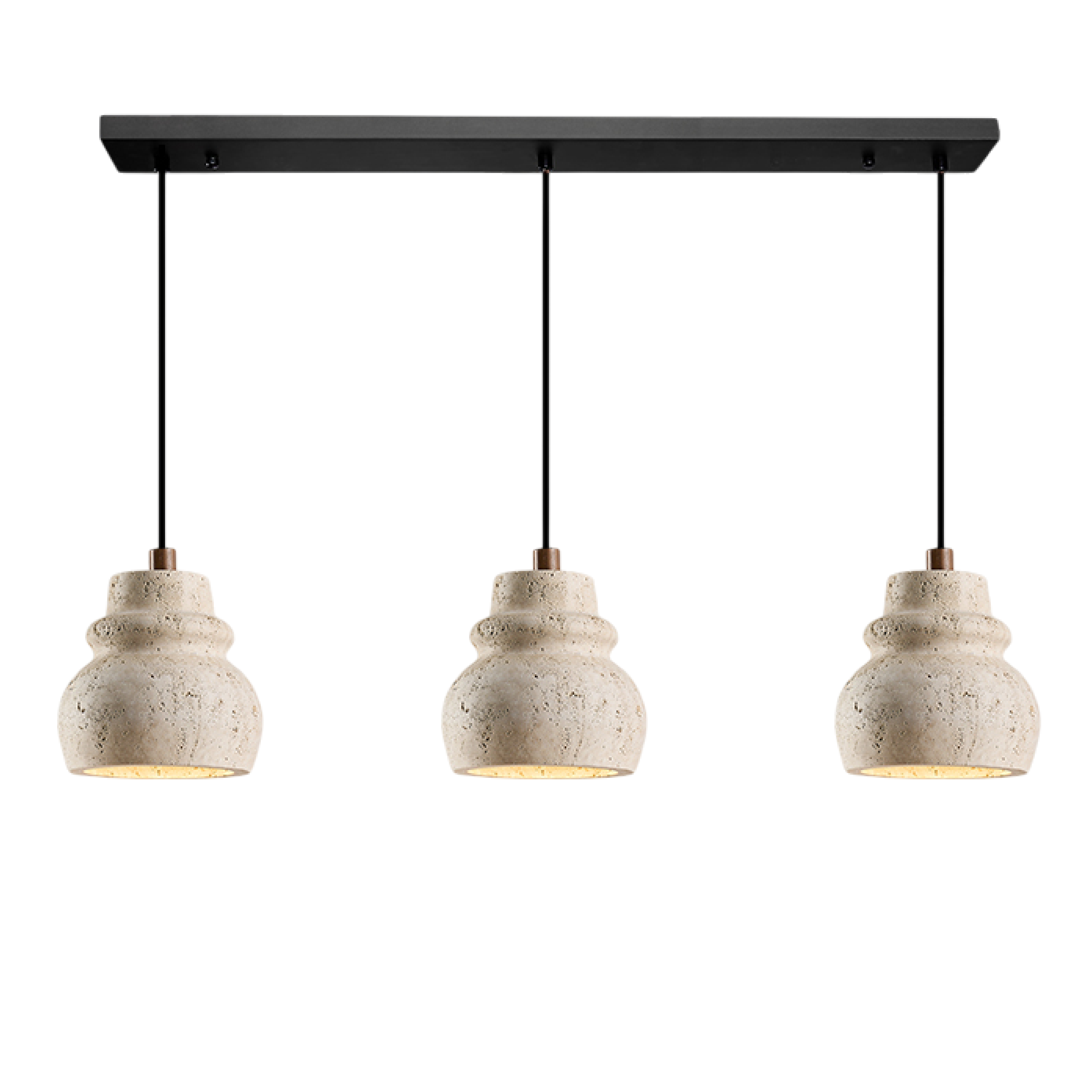 Trisu Travertine Pendant Light