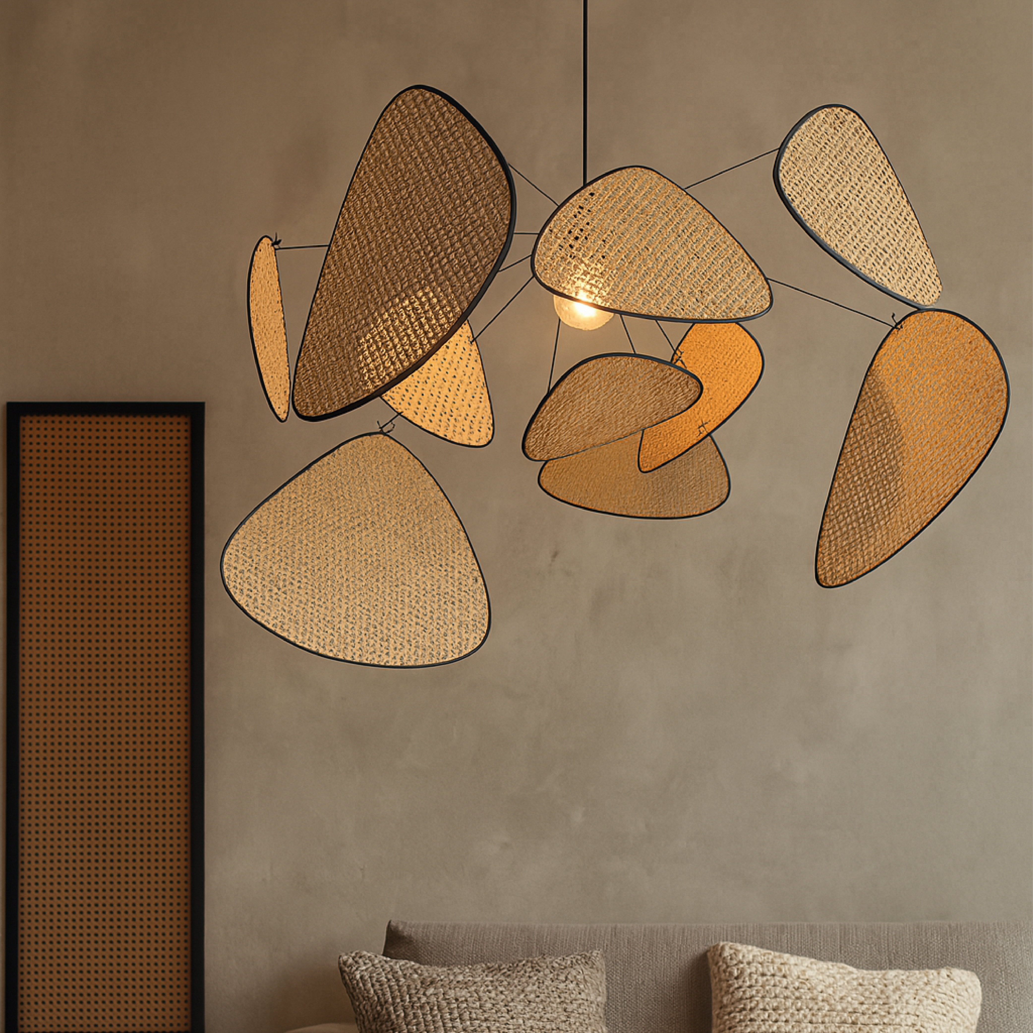 Bria's Rattan Pendant Light