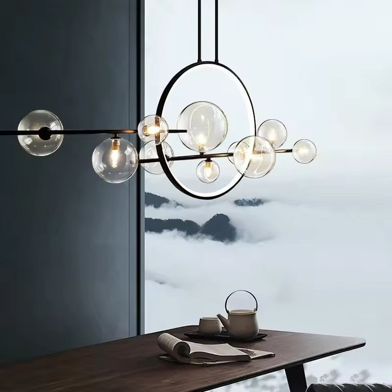 Glass Kitchen Table Chandelier